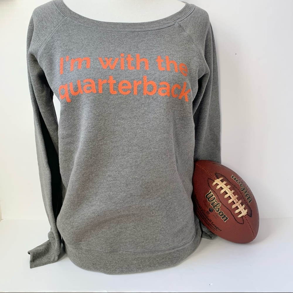 University of Tennessee Quarterback Football Player Long Sleeve Sweatshirt
